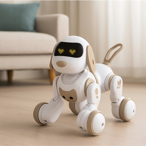 KeKeSpace CyberPup Interactive Robot Dog Toy for Kids Ages 3+, Gesture & Voice Control, Dancing & Singing