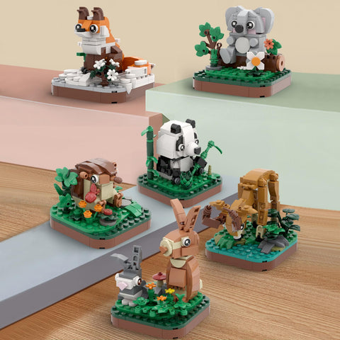 Mini Animals Building Block Set (6 in 1)
