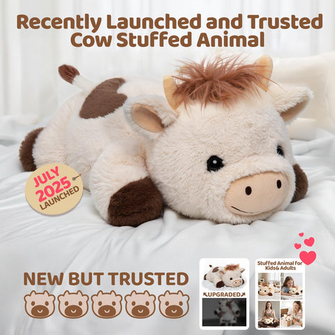 Heatable & Coolable Calm Cow Plush