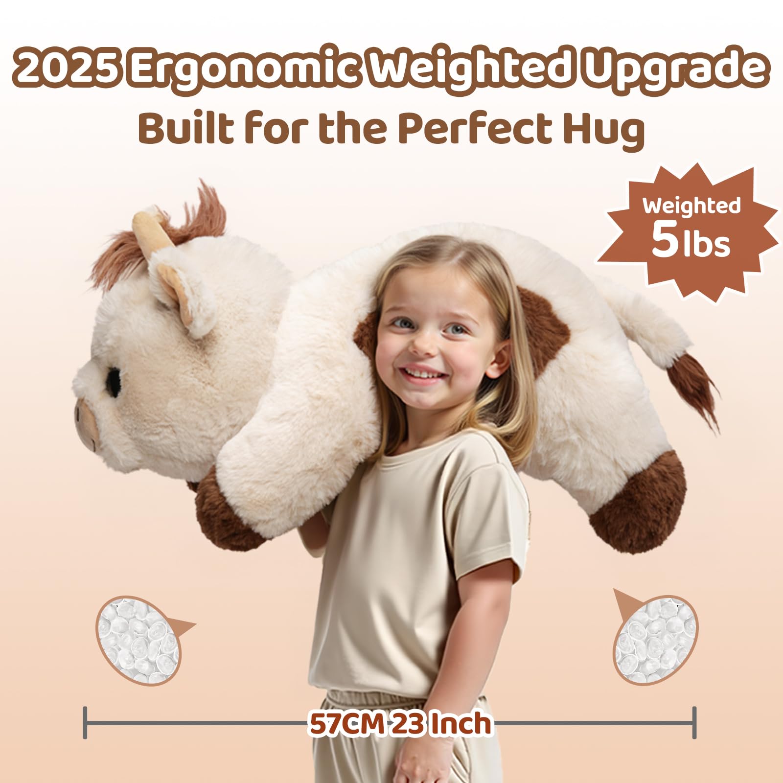 Heatable & Coolable Calm Cow Plush