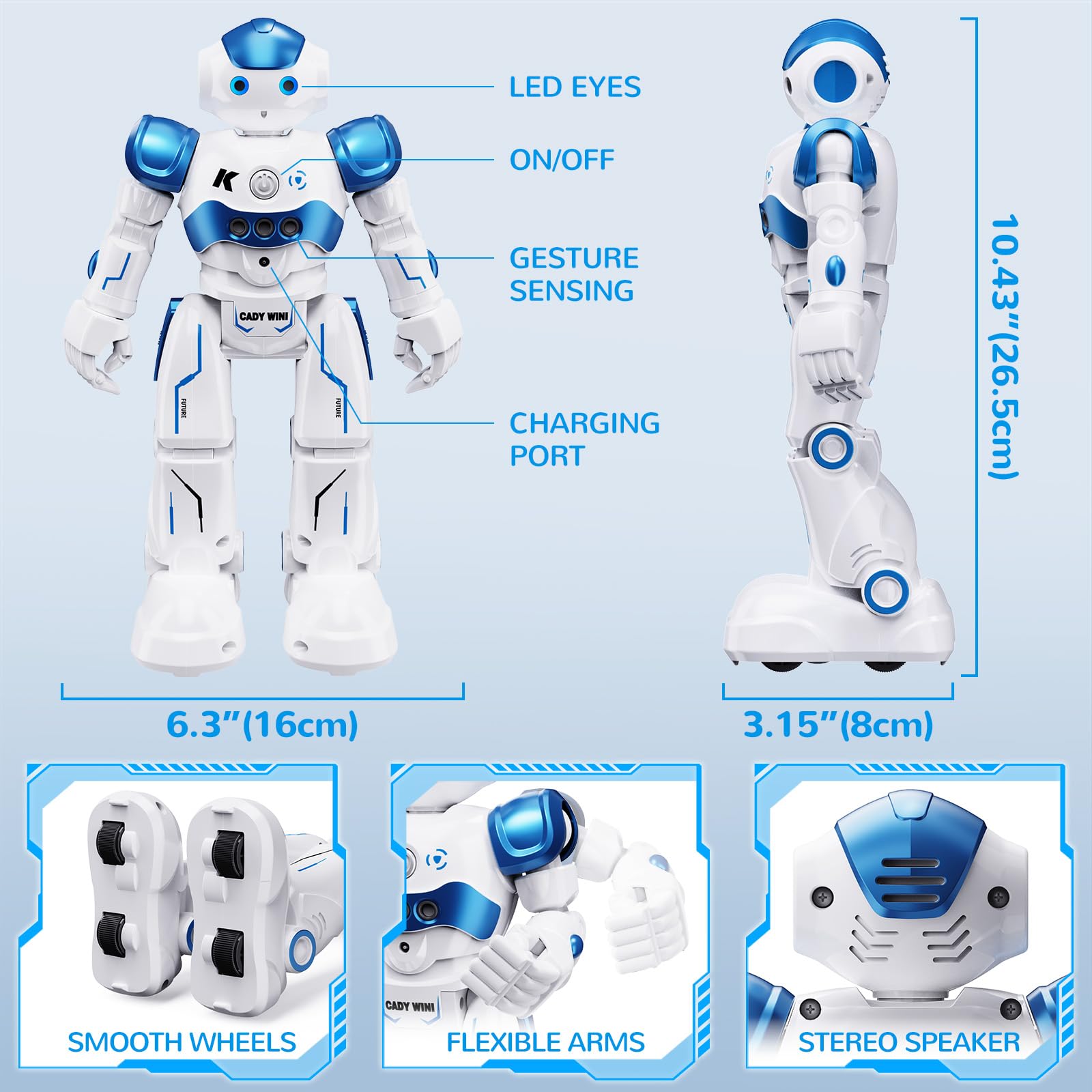 Remote Gesture Control Robot