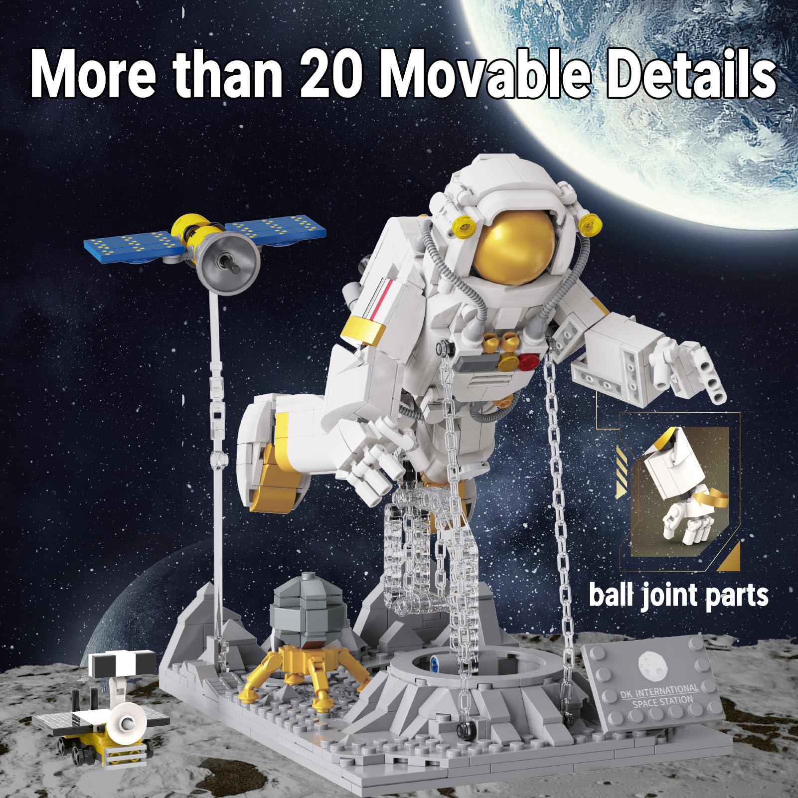 Space Astronaut Building Block Sets