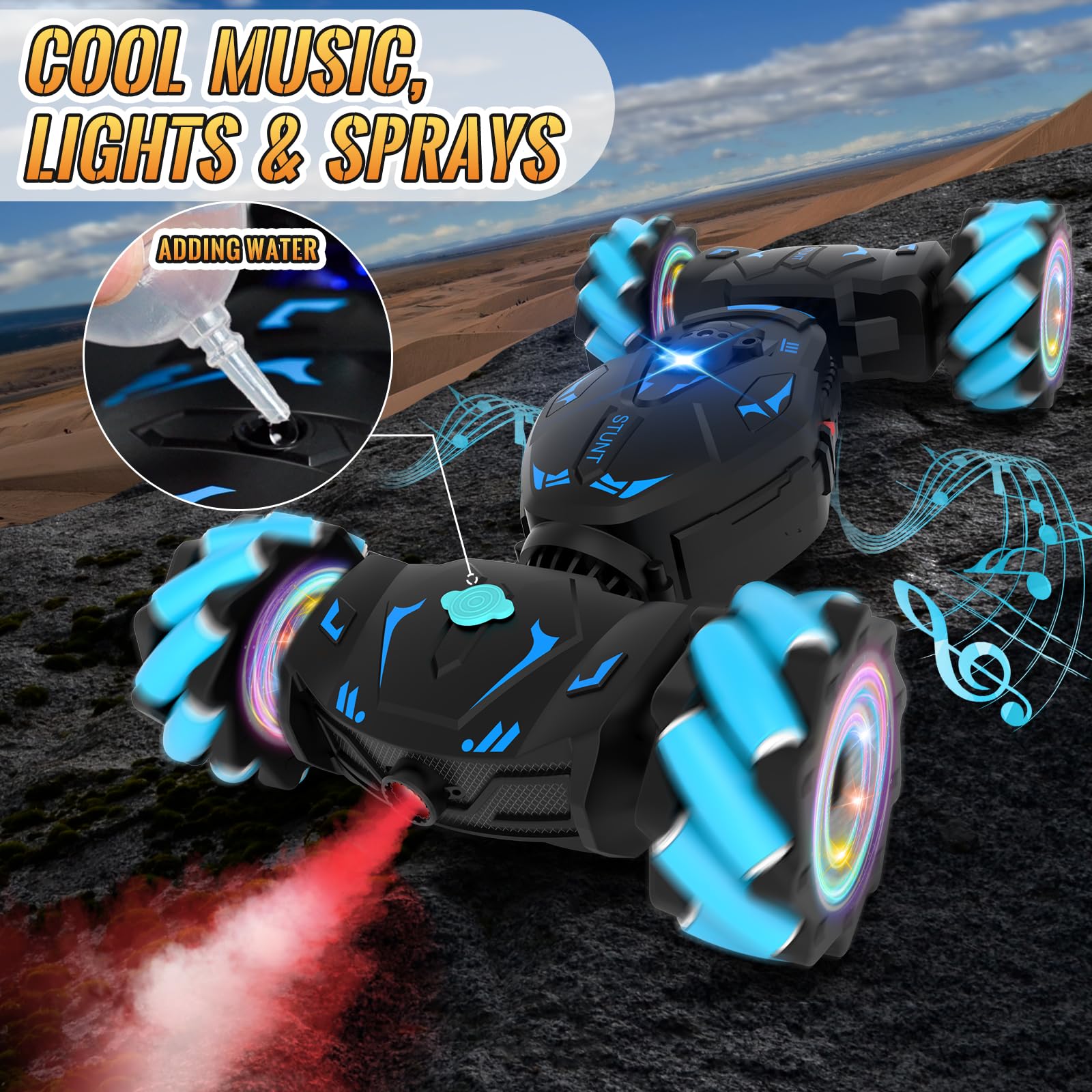 RC Cars Gesture Sensing Stunt Car