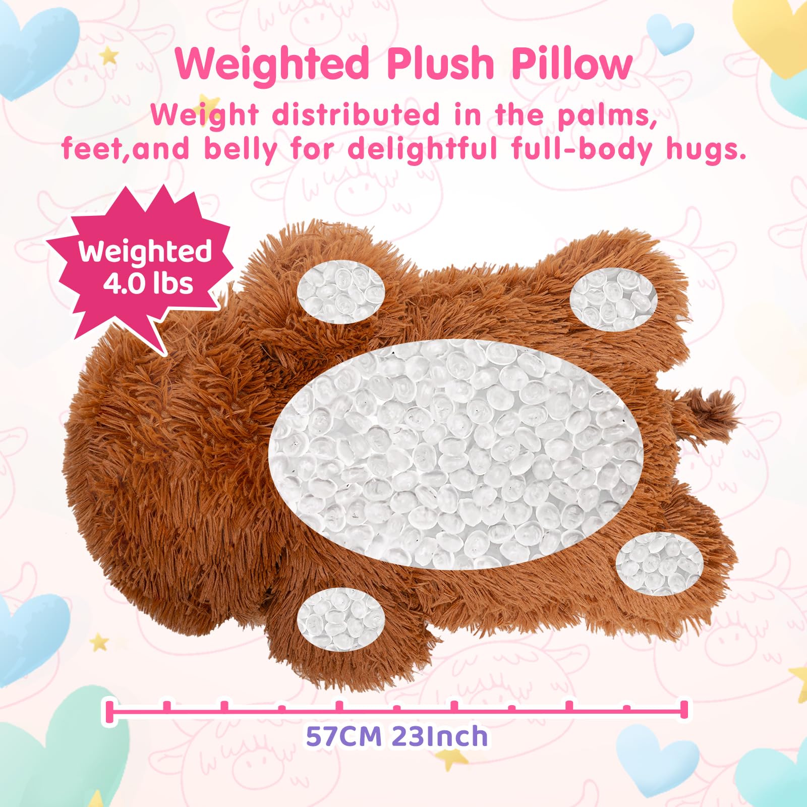 Highland Cow Stuffed Plush