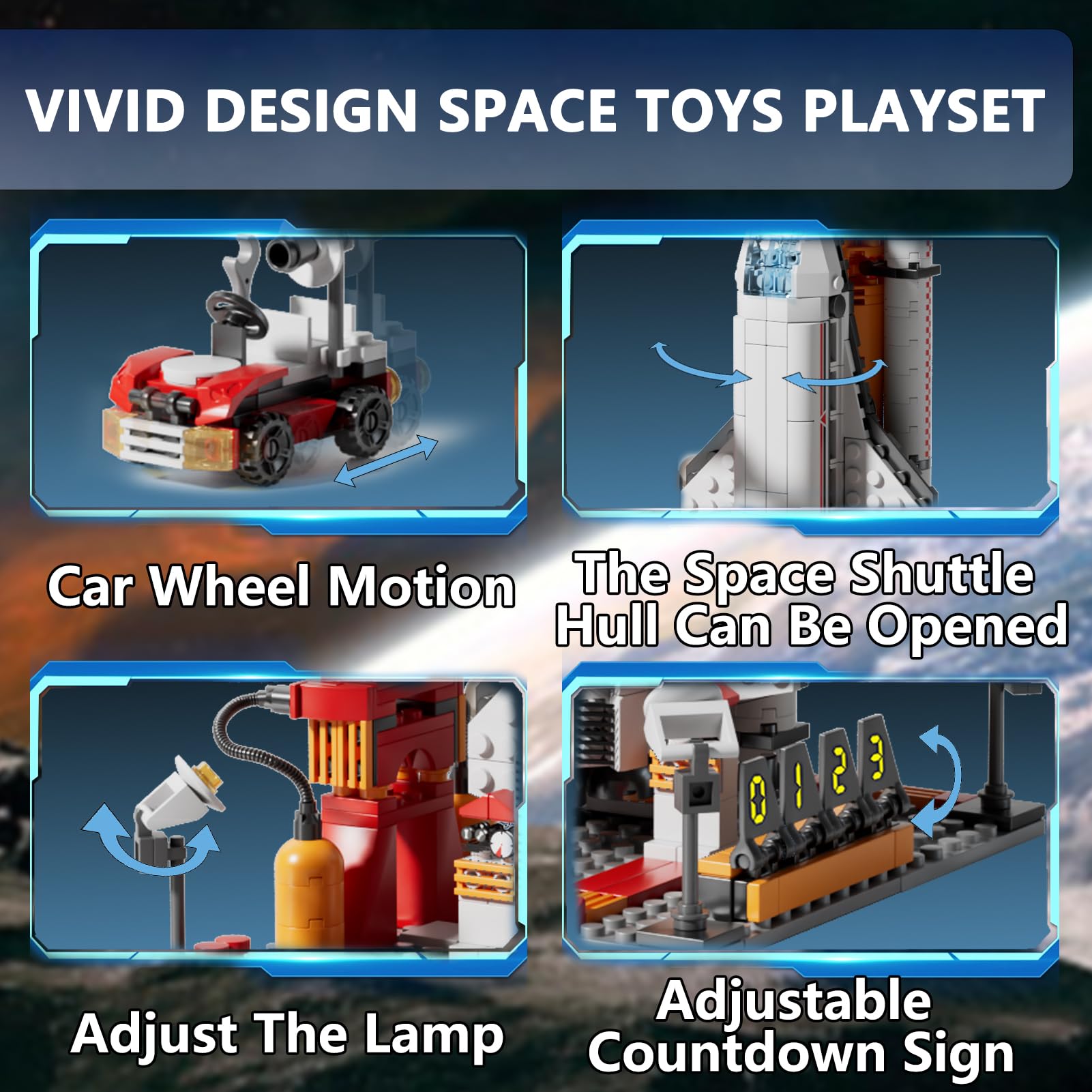 City Space Exploration Shuttle Building Sets