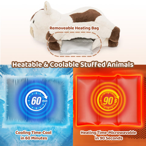 Heatable & Coolable Calm Cow Plush