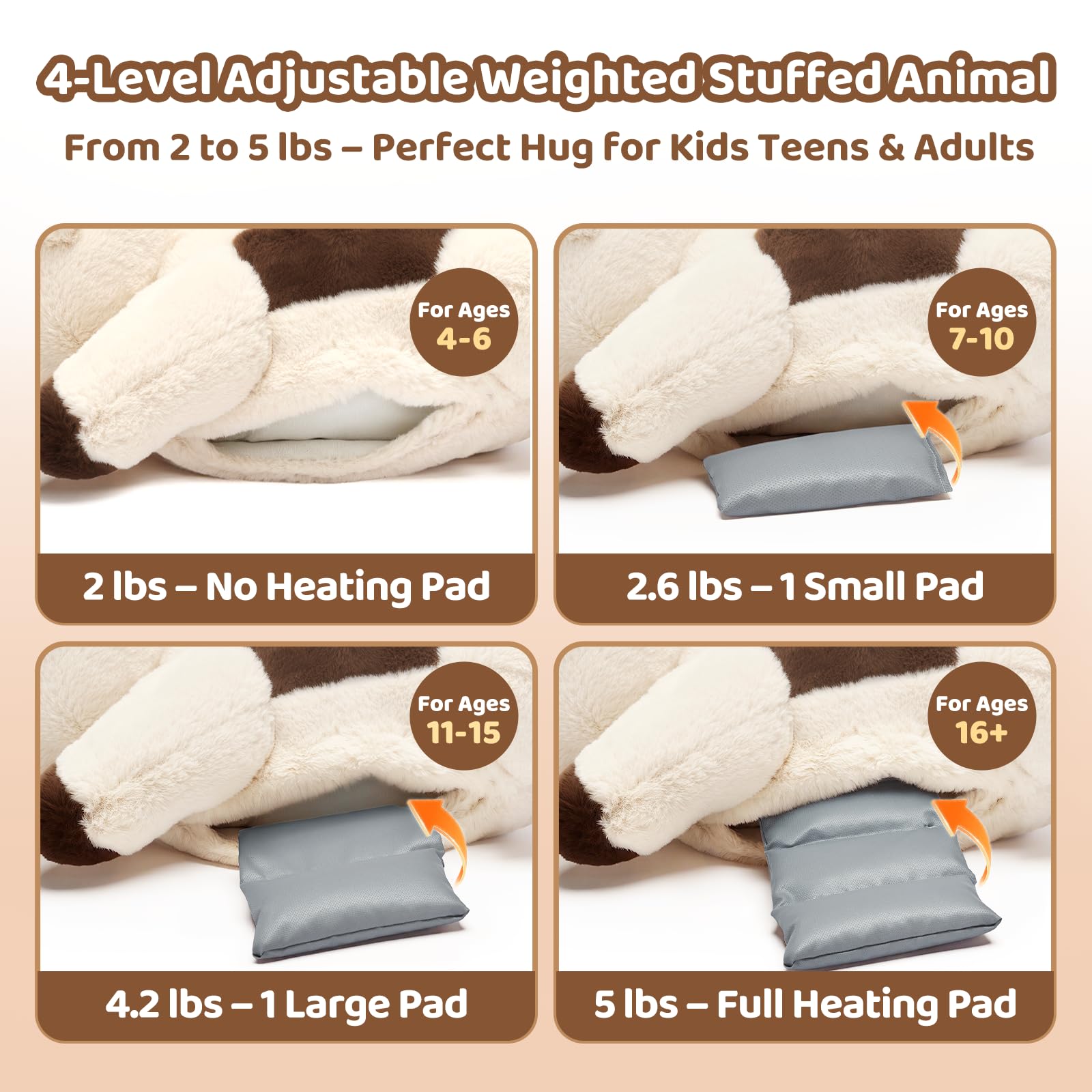 Heatable & Coolable Calm Cow Plush