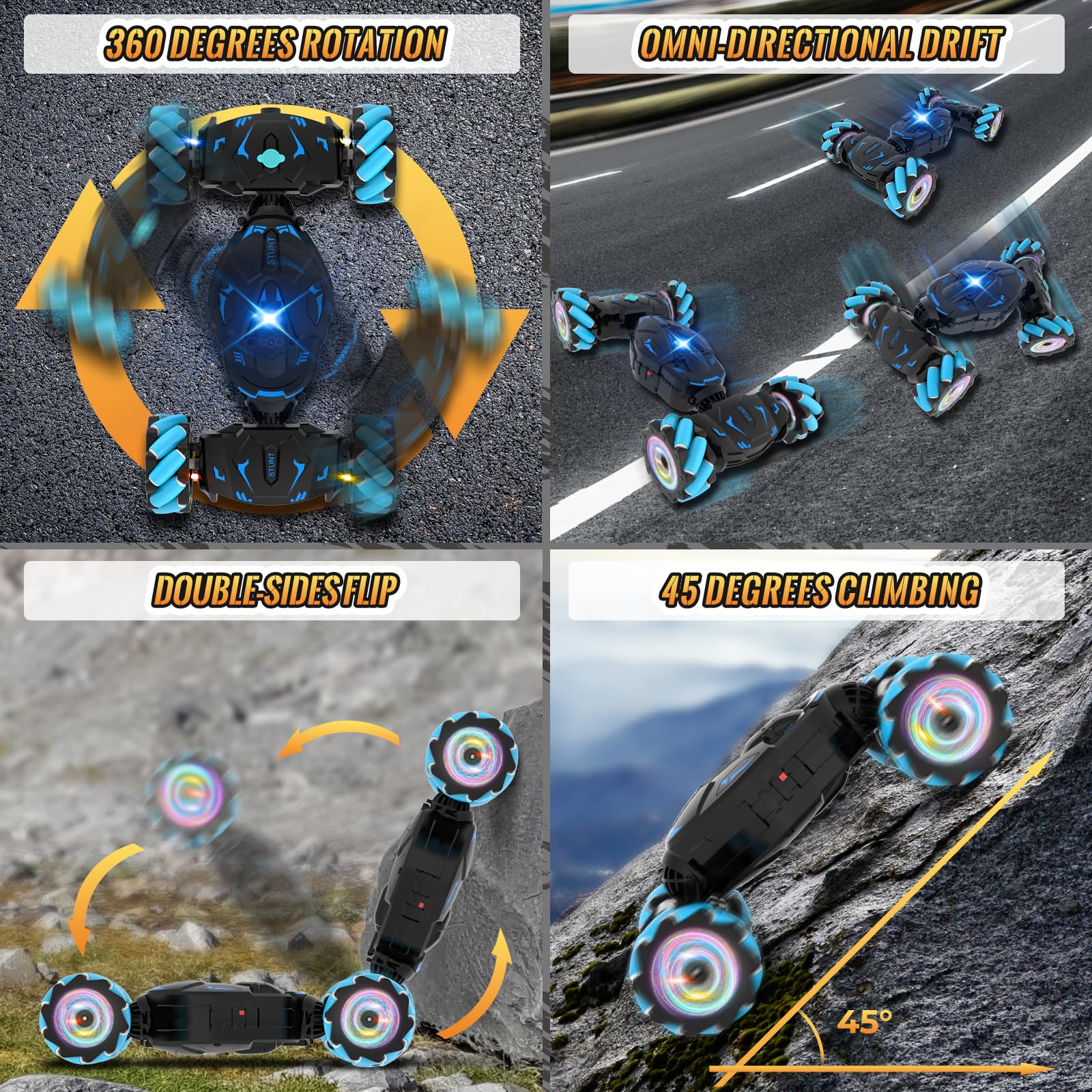 RC Cars Gesture Sensing Stunt Car