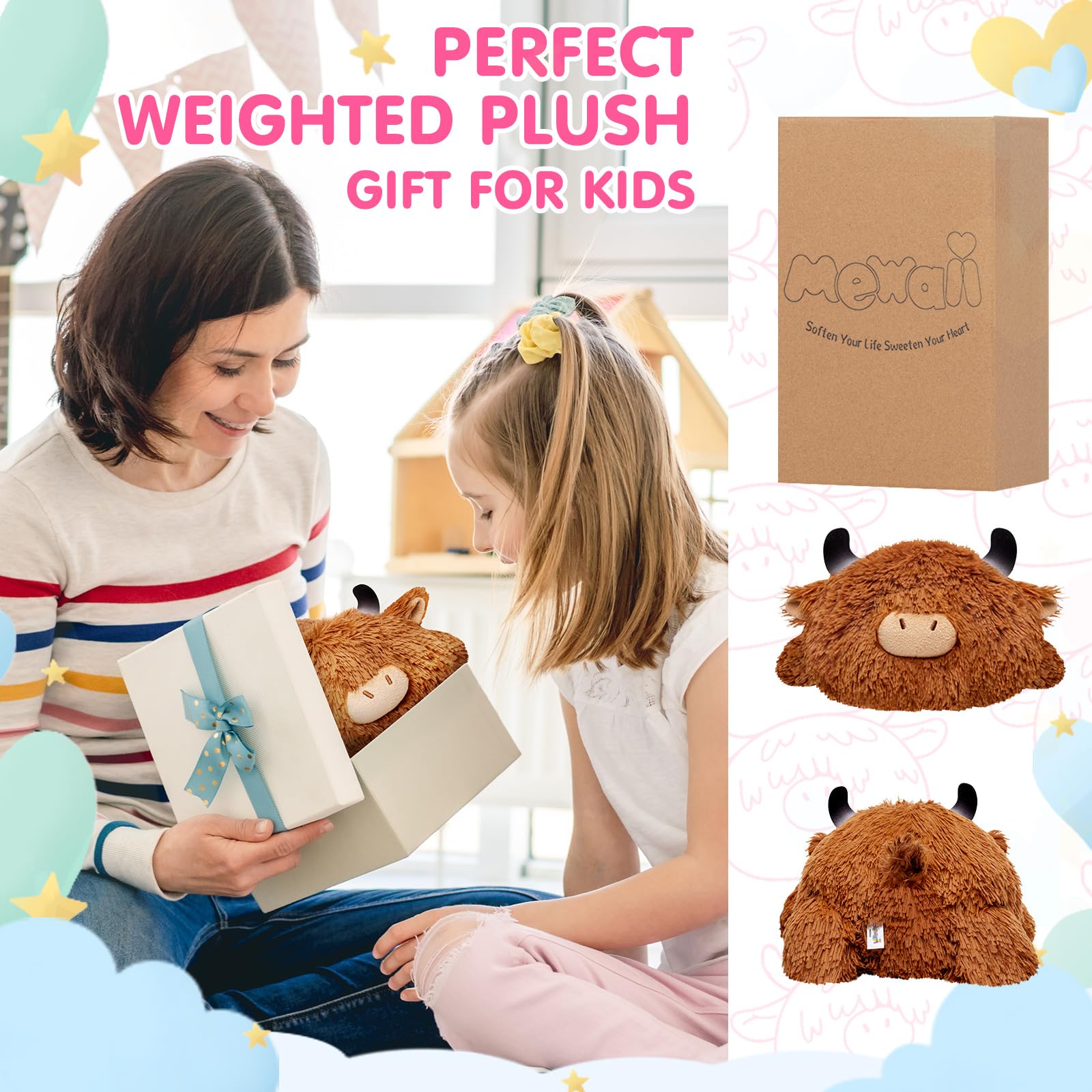 Highland Cow Stuffed Plush