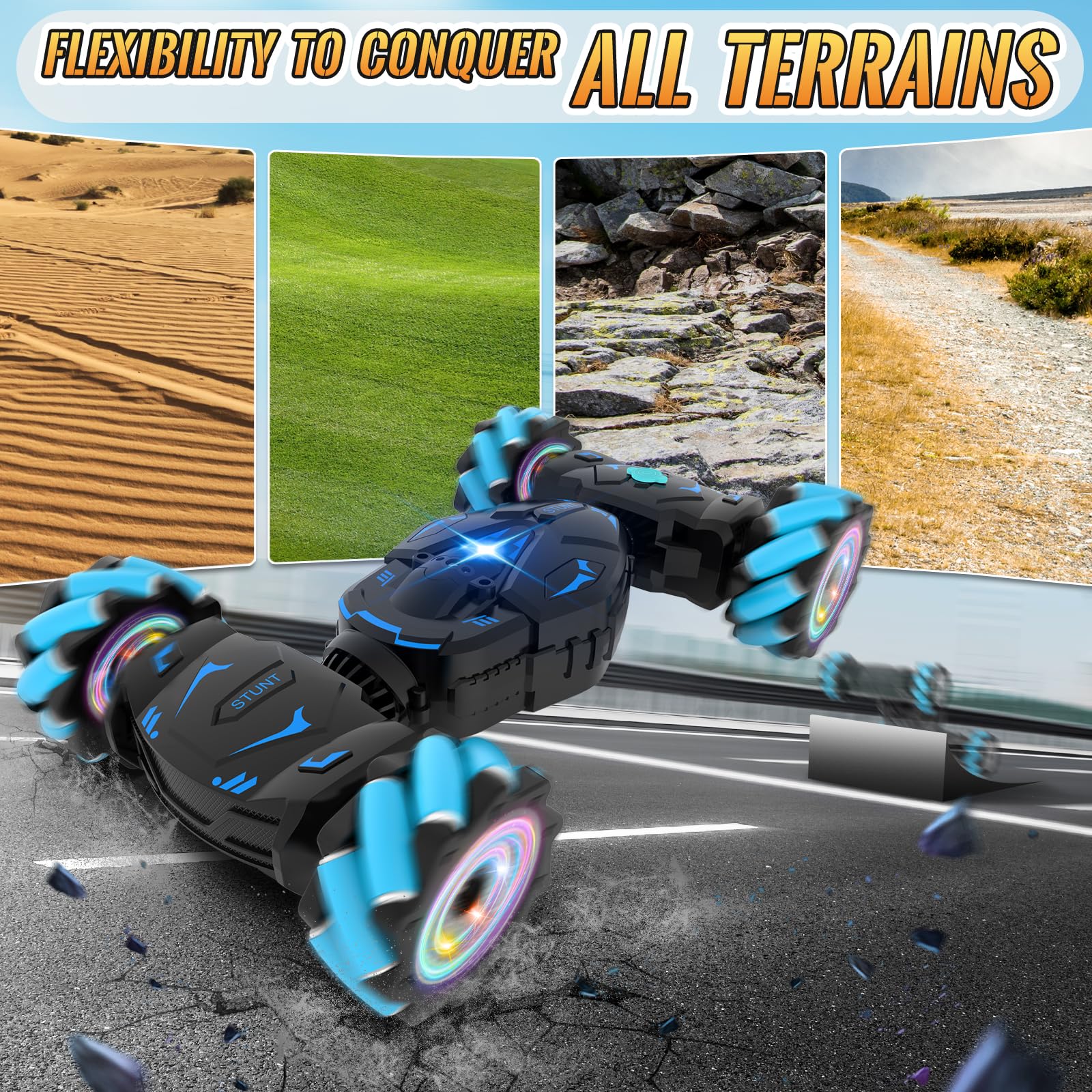 RC Cars Gesture Sensing Stunt Car